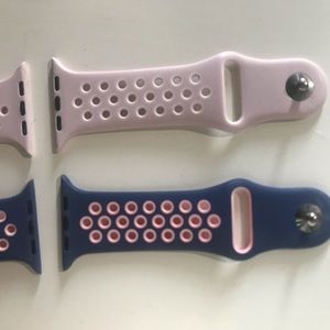 2 for the price of 1! Apple Watch Silicone Bands